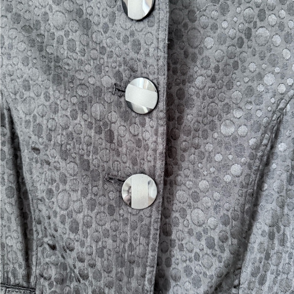 Anthropologie Tulle Black Glam Coat - Picture 2 of 9